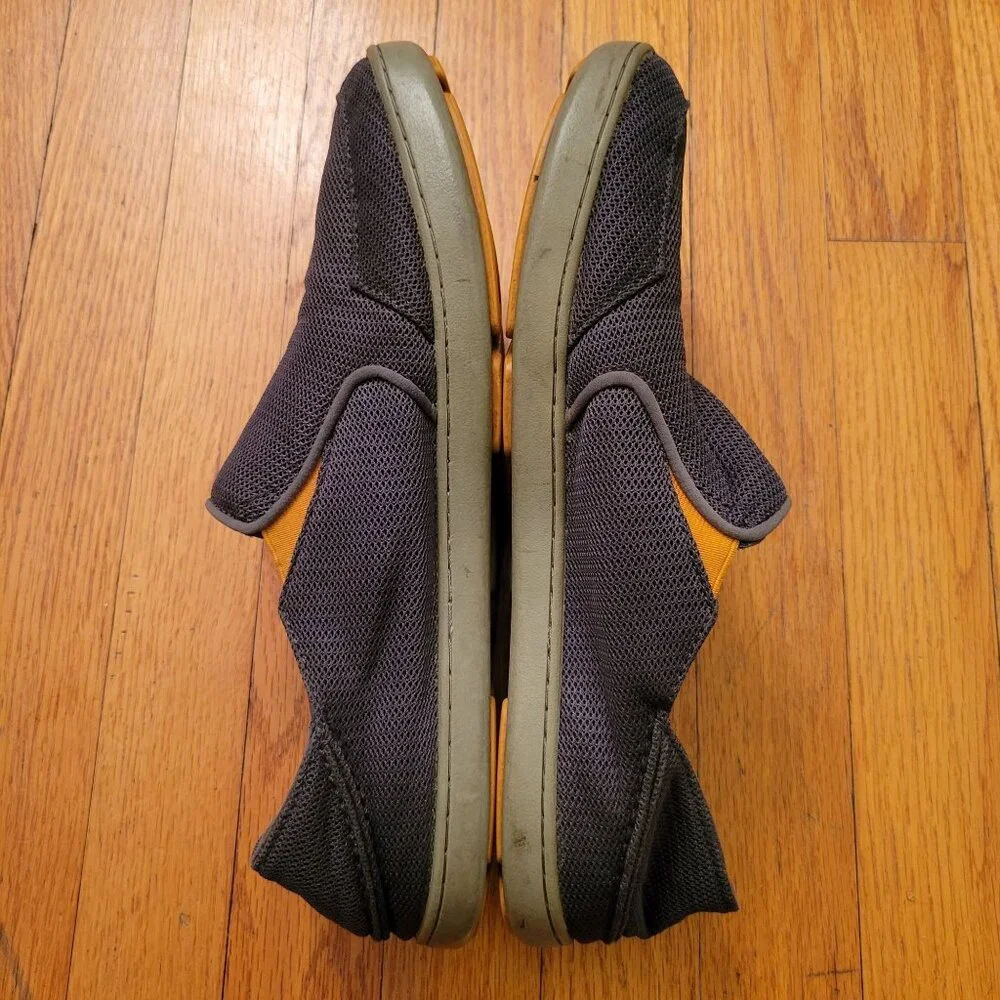 Olukai‎ NOHEA Mesh Slip On Shoes 11 Gray Loafers Convertible